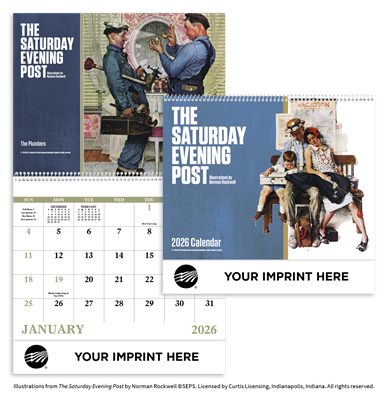2026 Saturday Evening Post Wall Calendar